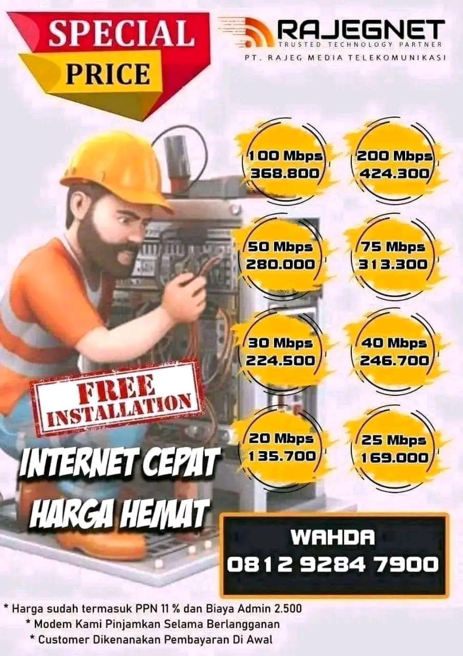 Paket Internet Rajegnet